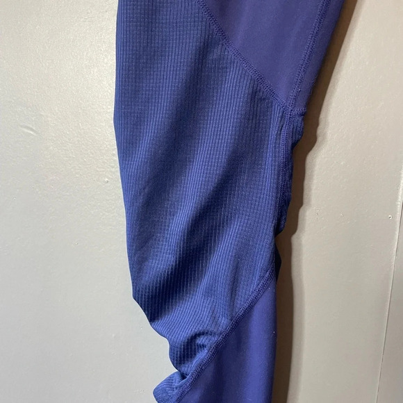 Fabletics PureLuxe Mid-Rise Ruched 7/8 Legging indigo purple size S/M - Picture 6 of 14
